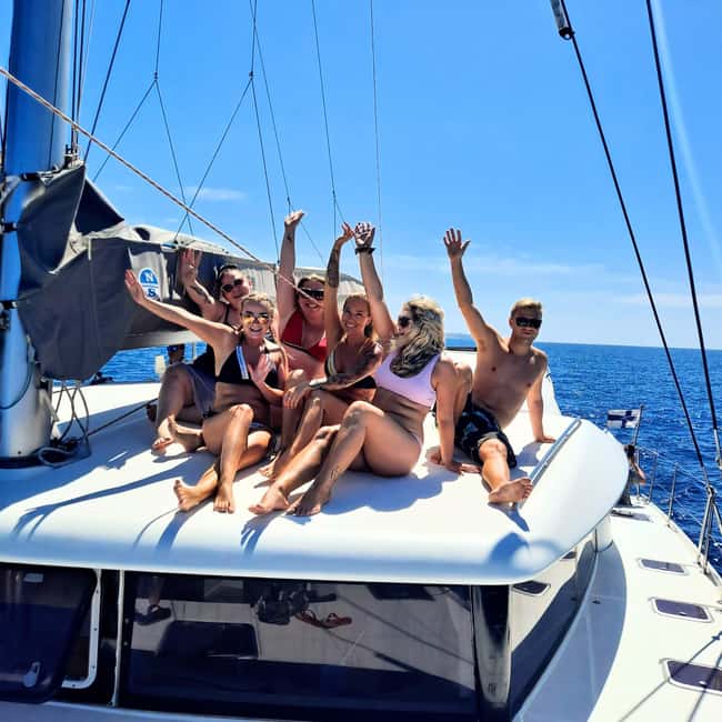 Gran Canaria⛵Private Catamaran Trip – All-Inclusive Luxury - Swimming and water time near Anfi del Mar