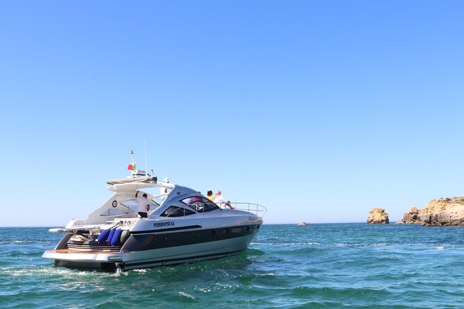 Half Day Private Luxury Yacht Marina Albufeira - Boards of meat, cheese, and fruit