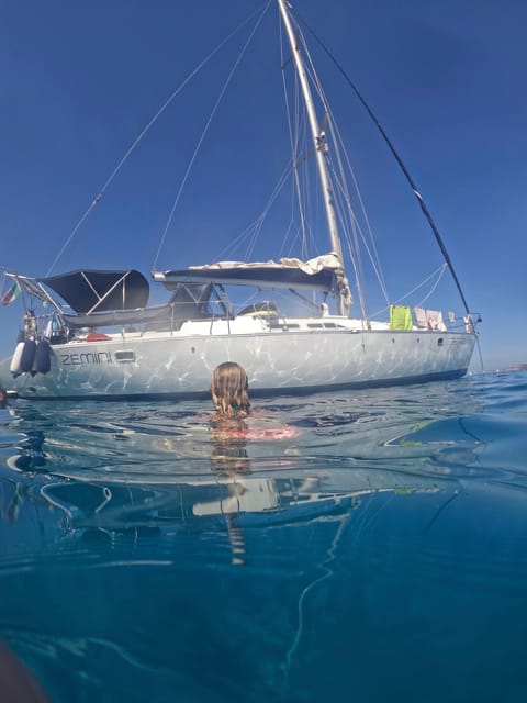 Half Day tour Alghero - 15 m Sailing boat - The Coast Toward Capo Caccia