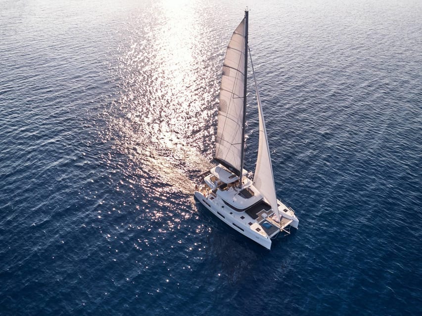 Heraklion: Dia Island Luxury Catamaran Cruise with Meal - Transport from Heraklion and nearby resorts