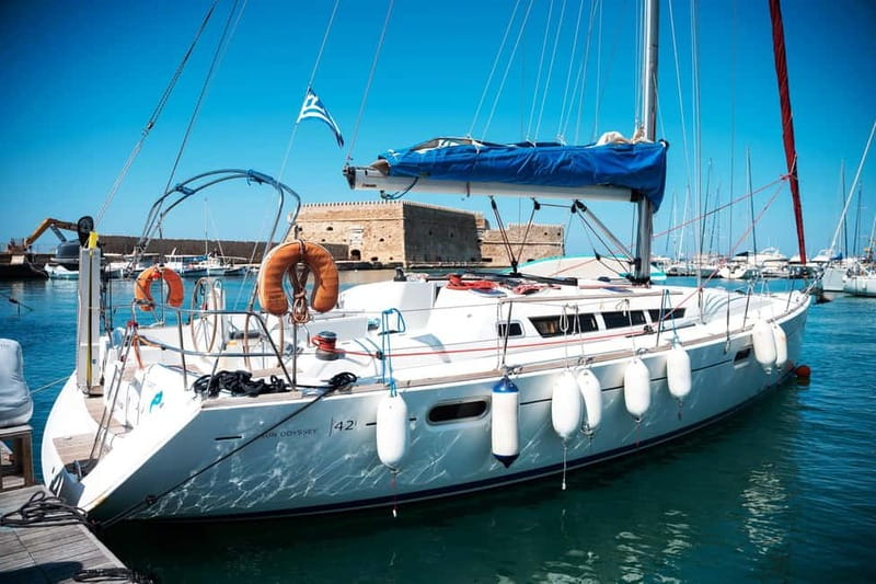 Heraklion: Sailing Trip to Dia Island with Lunch & Swimming - Three hours at Saint George Bay