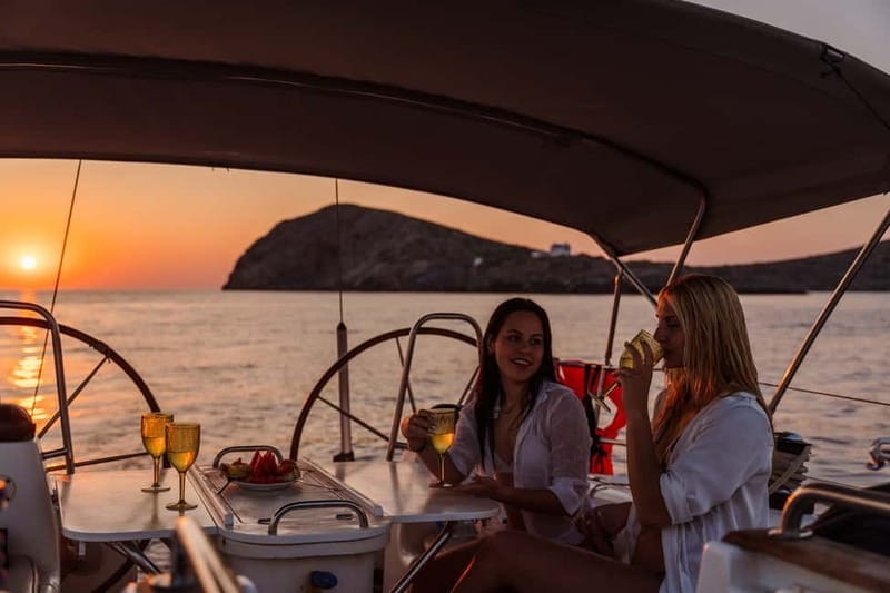 Heraklion: Sunset Sailing Cruise Dia Island with Snorkeling - The one-hour crossing from Heraklion