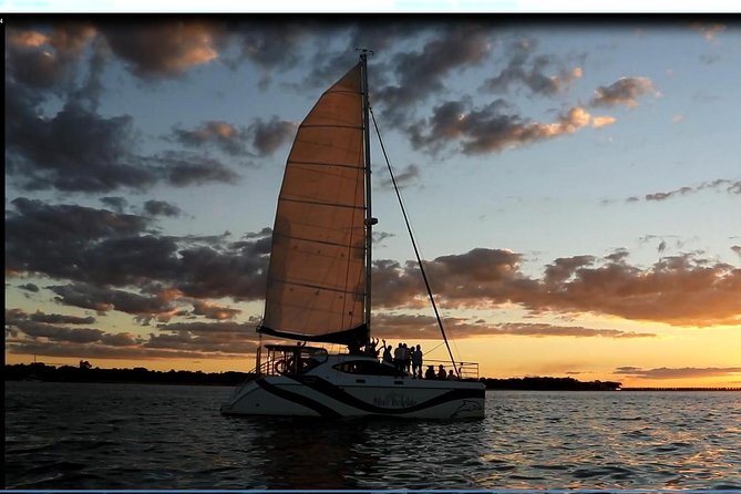 Hervey Bay Champagne Sunset Sail - The sunset over Hervey Bay