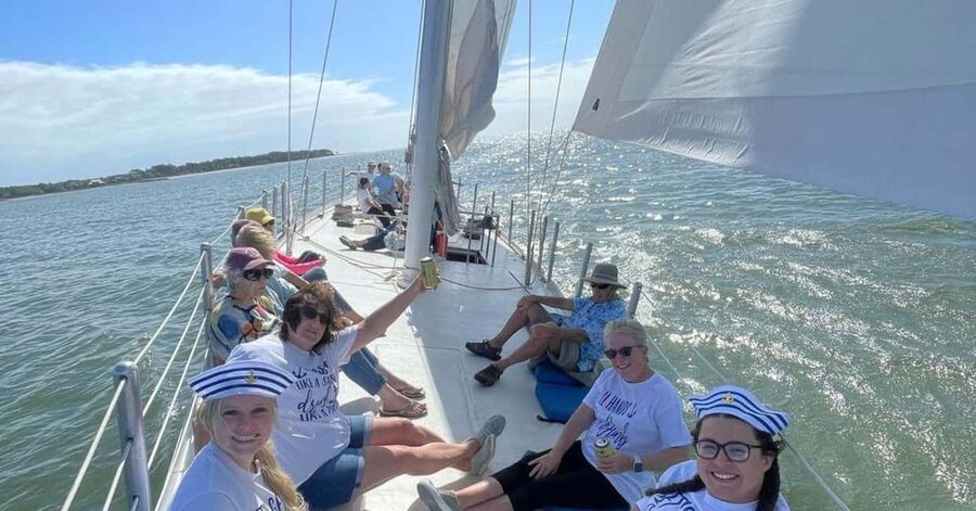 Hilton Head Island: America’s Cup Afternoon Sail - Boarding beside Harbour Town Lighthouse