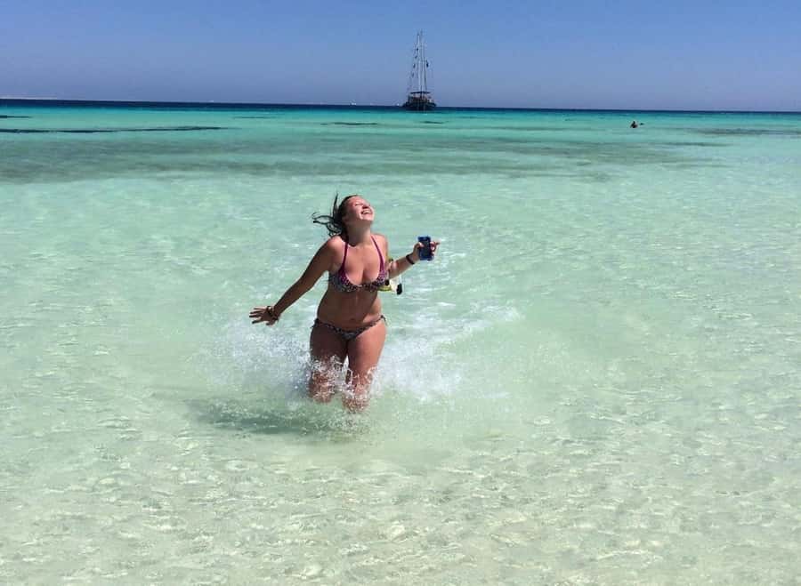 Hurghada: Afternoon Sailing cruise to orange bay with Lunch - The first hour at sea and the snorkeling stop
