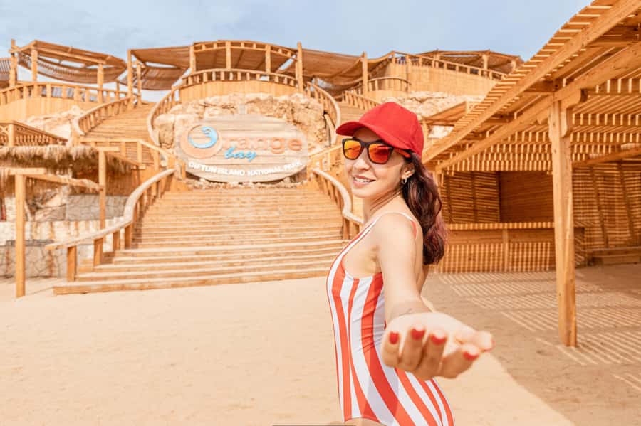 Hurghada: Elegance Yacht Cruise To Orange bay Island W lunch - The morning pickup and marina departure