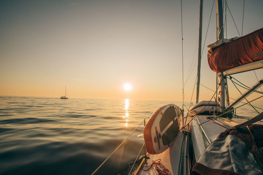Hvar: Romantic Sunset Sailing Experience On A Comfort Yacht - Watching the sunset between Hvar and the sea