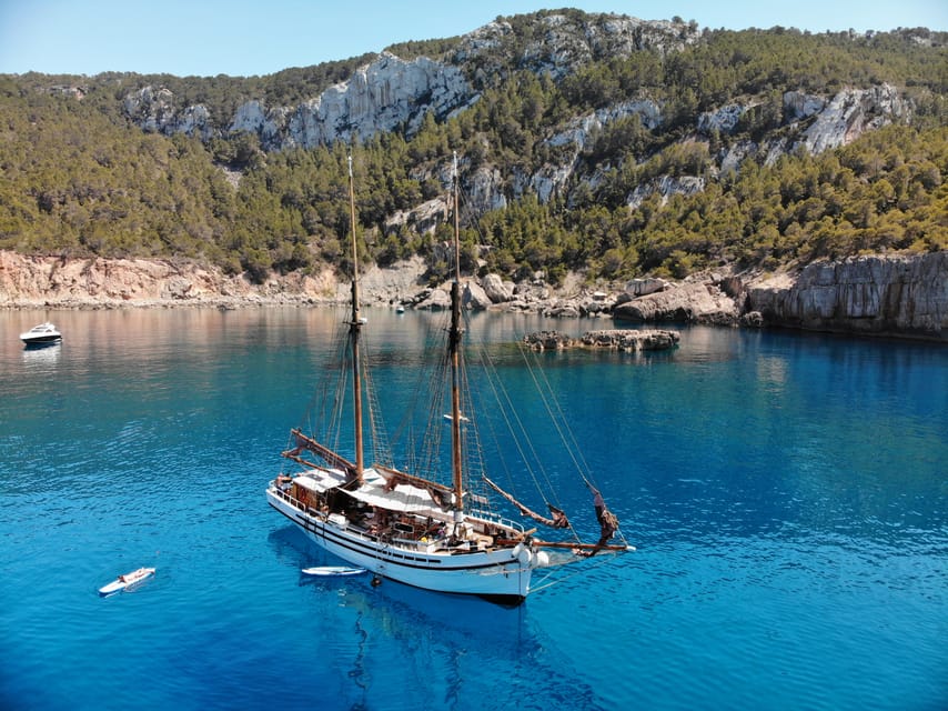 Ibiza Wooden Sail Boat Trip to Formentera - Formentera’s Clear Water Stop