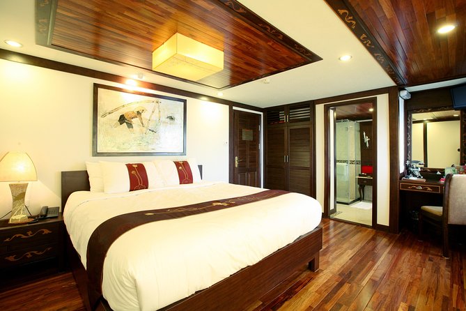 Indochina Sails Halong Bay - Sung Sot Cave and its steep stone steps