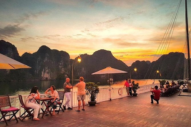 Indochina Sails Halong Bay - The evening is quiet, not a floating nightclub
