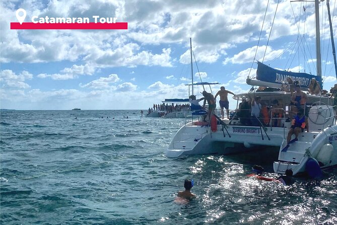 Isla Mujeres Catamaran + Snorkel + Open Bar on board + Buffet - Sailing, drinks, and the party atmosphere