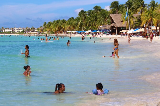 Isla Mujeres Catamaran Tour with Snorkeling at MUSA, Buffet Lunch & Open Bar - Snorkeling near the underwater statues
