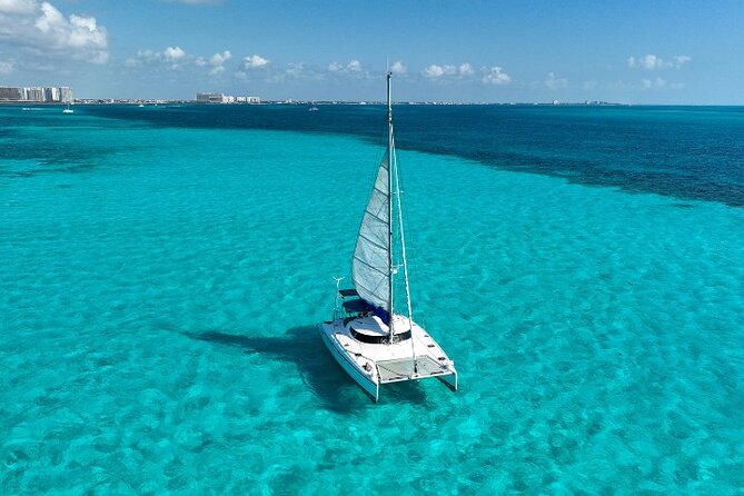 Isla Mujeres Catamaran Tour with Snorkeling, Open Bar & Buffet - Transport, meeting points, and the 20-person limit