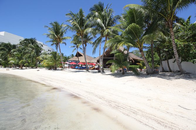 Isla Mujeres luxury catamaran with premium open bar and lunch - Isla Mujeres downtown: one hour on paper, sometimes longer in practice