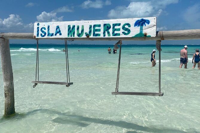 Isla Mujeres on luxury catamaran with snorkel, open bar and lunch - The Return Ride Is Part of the Experience