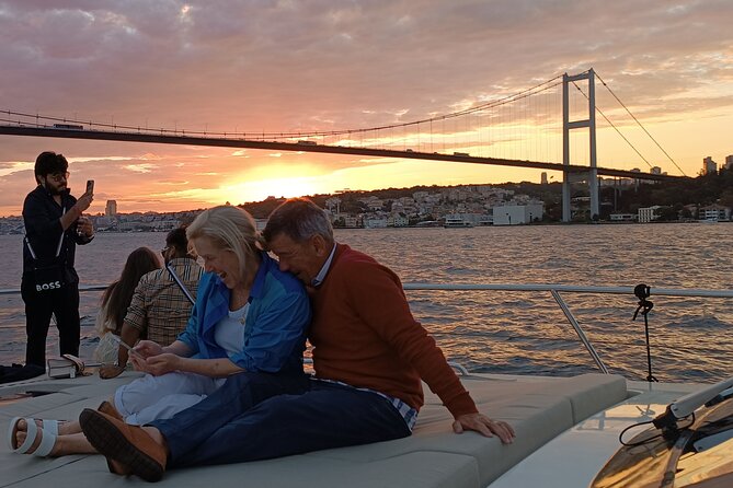 Istanbul Bosphorus Sunset Cruise on Luxury Yacht - The second bridge and Anadolu Fortress