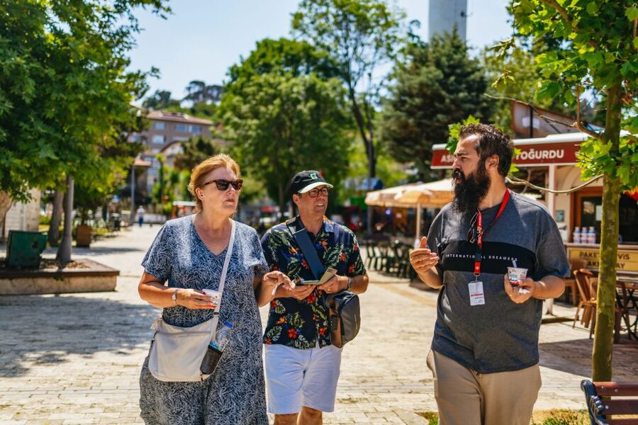 Istanbul: Bosphorus Yacht Cruise with Stopover on Asian Side - Kanlica gives you a short taste of Asia