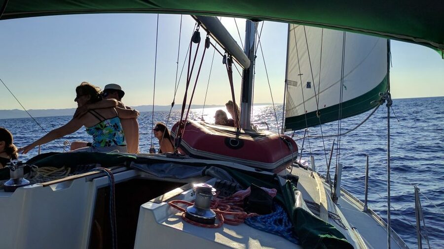 Kassandra: Sunset Sailing Boat Tour of Secluded Coves - Who should book this Kassandra sailing trip?