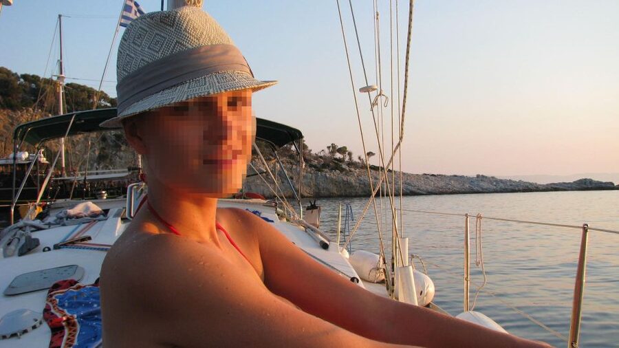 Kassandra: Sunset Sailing Boat Tour of Secluded Coves - A small boat from Chrousso Marina