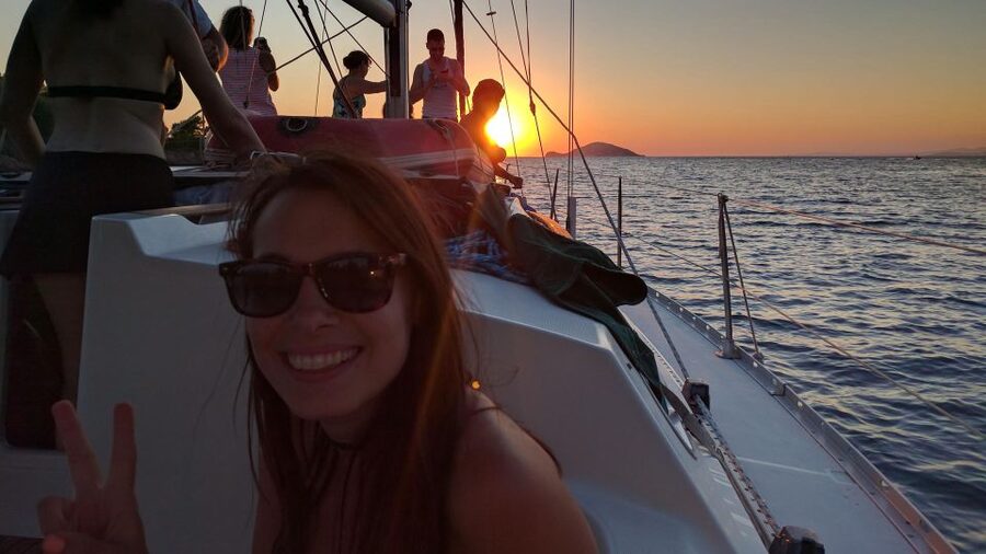 Kassandra: Sunset Sailing Boat Tour of Secluded Coves - Sailing along Kassandra’s southeast coast