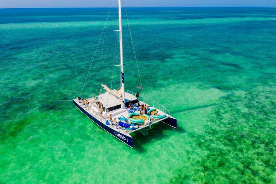 Key West: Afternoon Catamaran Sail and Dolphin Watch - The first stretch of the 150-minute cruise
