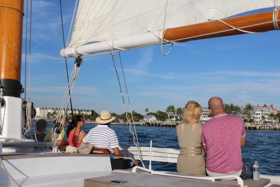 Key West: Schooner Sunset Sail with Food & Drinks - Setting sail past Key West’s waterfront