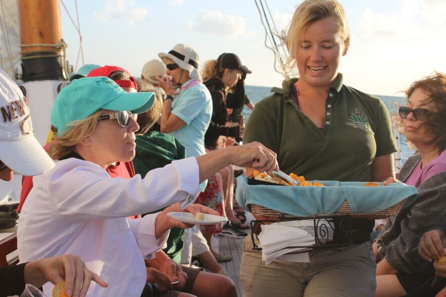 Key West: Schooner Sunset Sail with Food & Drinks - Sunset from the open water
