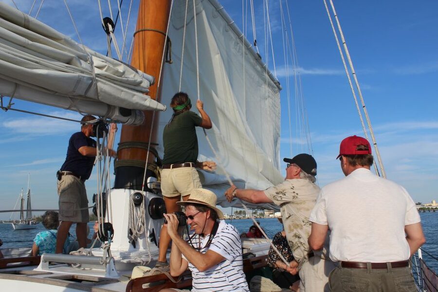 Key West: Schooner Sunset Sail with Food & Drinks - Dolphins, turtles, and water birds