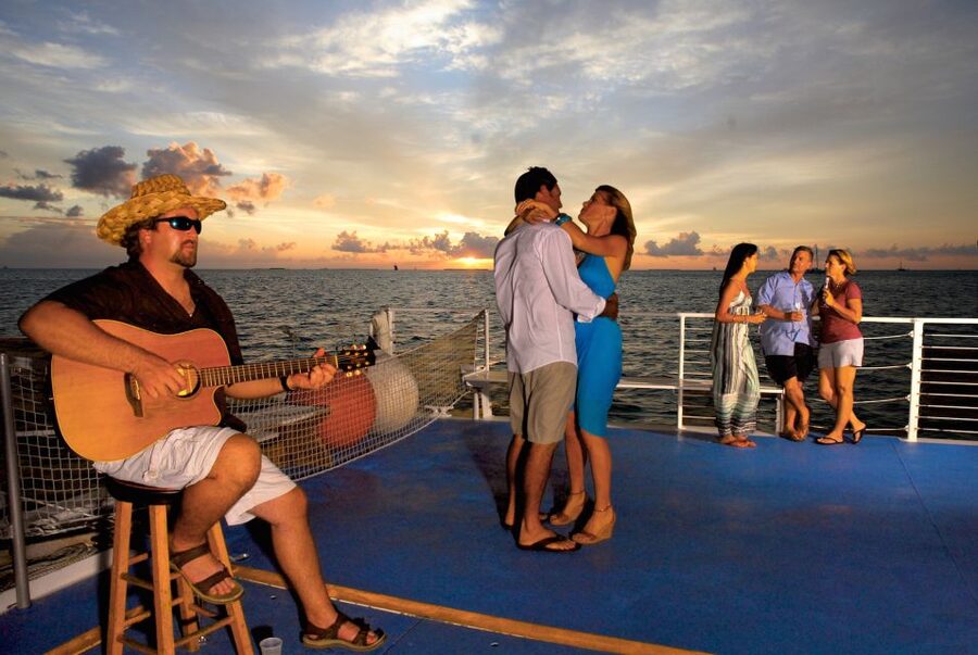Key West: Sunset Sail with Live Band, Drinks, and Appetizers - A sunset cruise built around the view