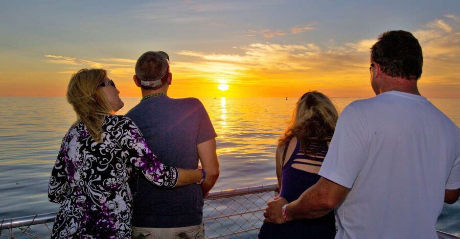 Key West: Sunset Sailing Trip with Open Bar, Food and Music - The open-water route and sunset view