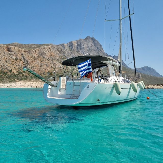 Kissamos: Balos and Gramvousa Private Sailing Trip with Meal - Key points at a glance