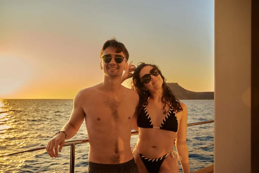 Kissamos: Catamaran Balos Sunset Cruise with Sushi & Drinks - Why the Balos sunset setting matters