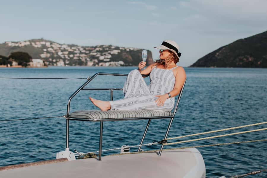 Knysna: Luxury Catamaran Marine Adventure Tour - Sailing Out From Thesen Island