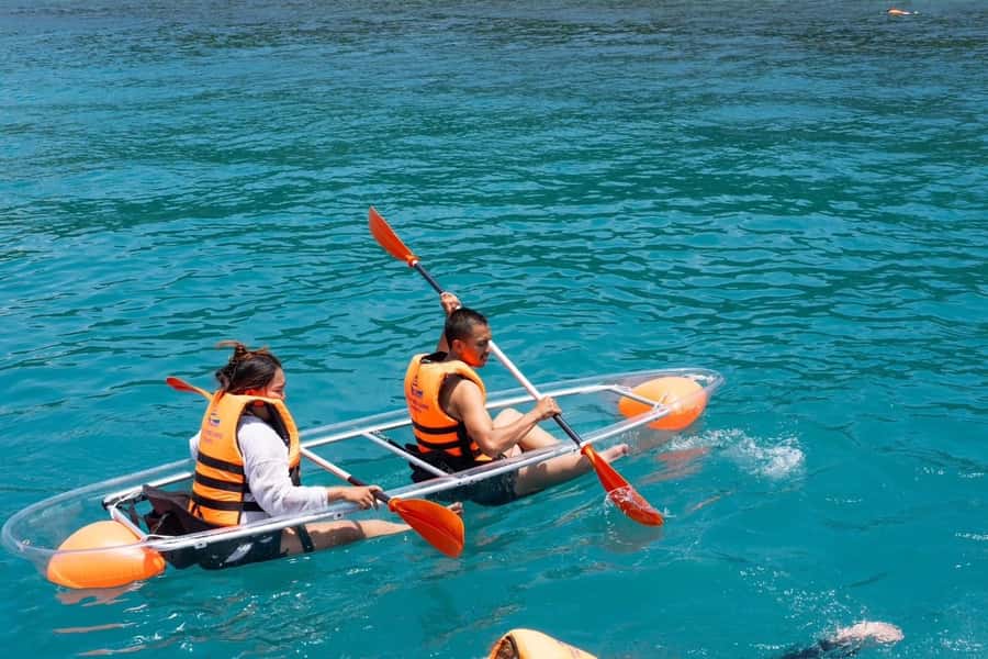 Koh Samui: Koh Tan and Koh Madsum Half-Day Tour by Catamaran - A fast boat ride with plenty to do