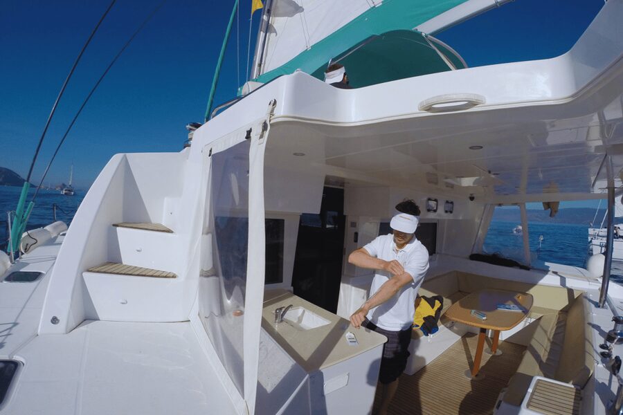 KOS: Catamaran Day Cruise – Swim, Snorkel, Food & Drinks! - The second bay gives the day its slower pace