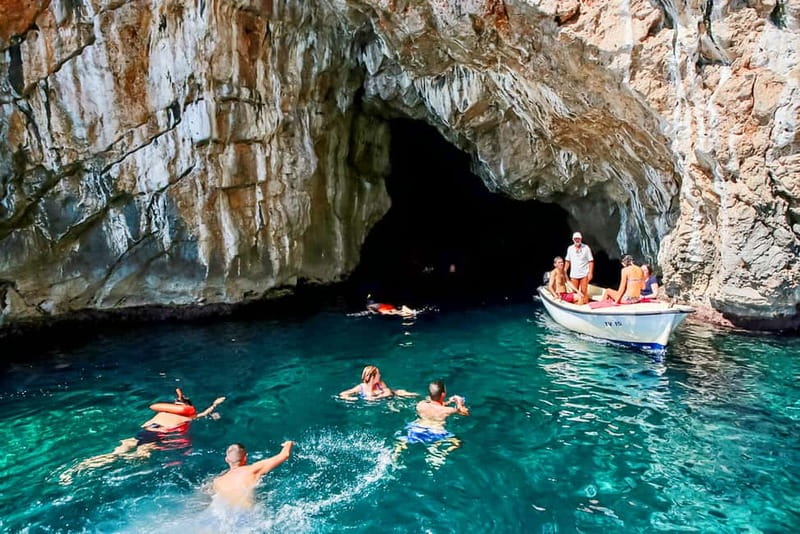 Kotor Bay: Full-Day Catamaran Cruise with Blue Cave Visit - The Blue Cave and the open sea