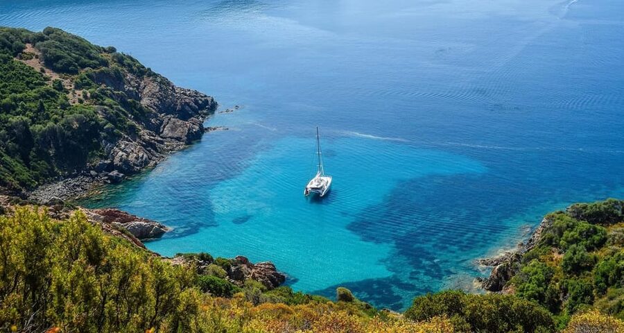 L'Île-Rousse, Corsica Catamaran Excursion: A Day in the Agriates Desert - Two hours of coastal views and open-water sailing