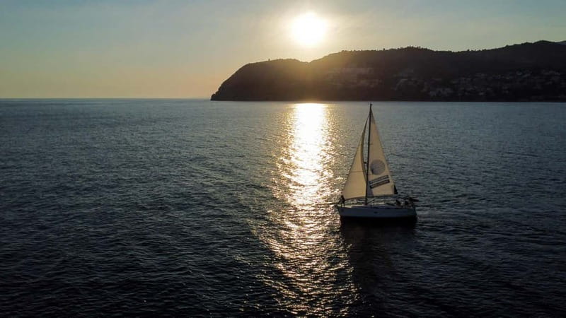 La Herradura-Maro-Nerja: Sailing at Sunset - Leaving Marina del Este as the Afternoon Fades