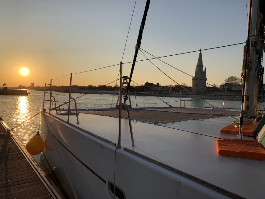 La Rochelle: 2-Hour Sunset Sailing Cruise - Returning through the harbor after dark
