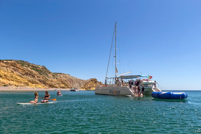 Lagos Half-Day Catamaran Cruise with Lunch - Praia da Luz and the black rock