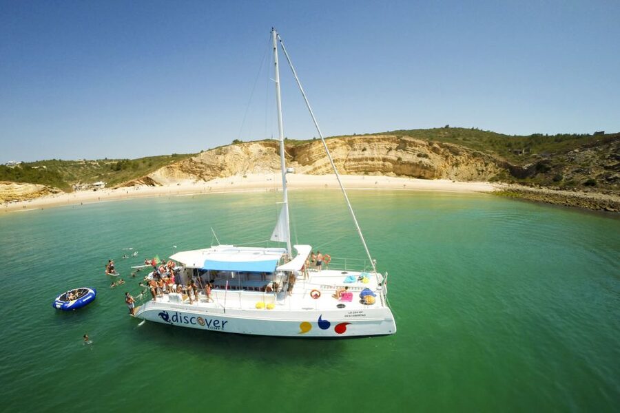 Lagos: Piedade Caves & Coastline - Catamaran - Key points at a glance