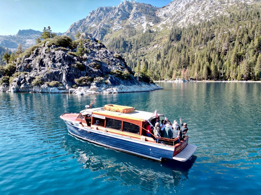 Lake Tahoe: Emerald Bay Sunset Wine Tasting Yacht Cruise - Cruising across Lake Tahoe