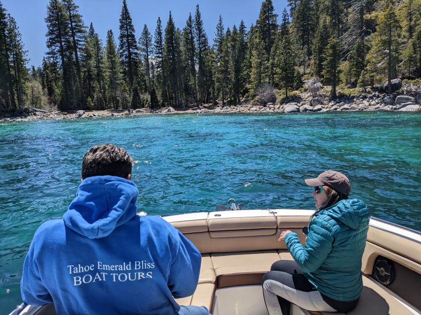 Lake Tahoe: Lakeside Highlights Yacht Tour - Whiskey Cove and the clear water