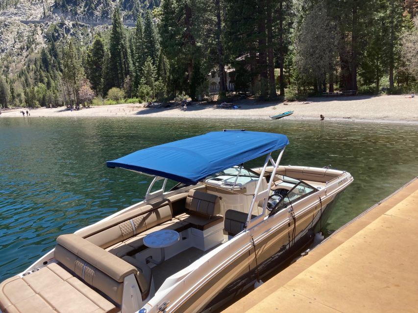 Lake Tahoe: Lakeside Highlights Yacht Tour - Rubicon Bay and the private shoreline view