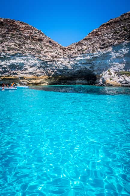 Lampedusa: Yacht excursion, swimming stops and typical lunch - Cala Pulcino, Punta dell’Acqua, and the western coast