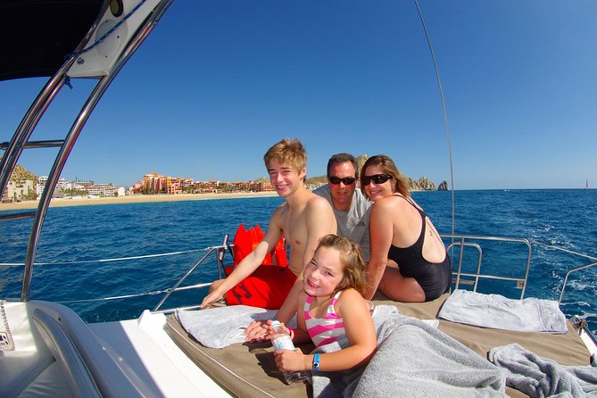 Lands End Luxury Sail and Snorkel Cruise in Cabo San Lucas - Leaving the marina for El Arco