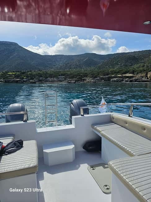 Latsi Blue Lagoon: Private Yacht with Drinks - The 45-minute stop at a secluded natural harbor