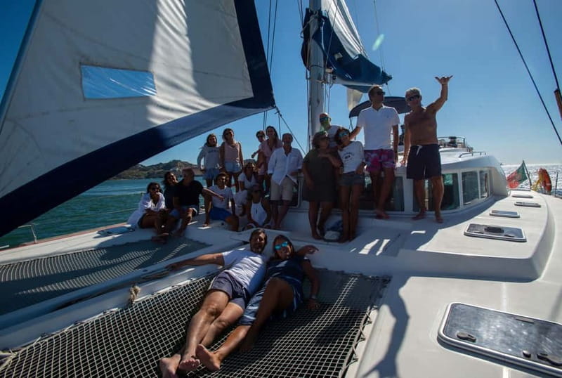 Lisbon: Catamaran Cruise with Drinks & Pastel de Nata - The two-hour route from Commerce Square to Belém