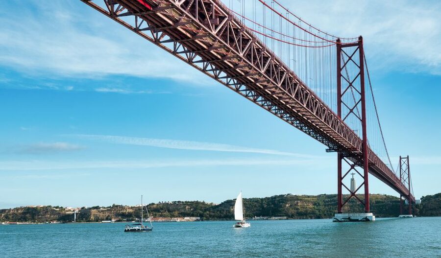 Lisbon: City Skyline Sailboat Cruise with Drink and Snacks - From Santo Amaro Dock to Praça do Comércio