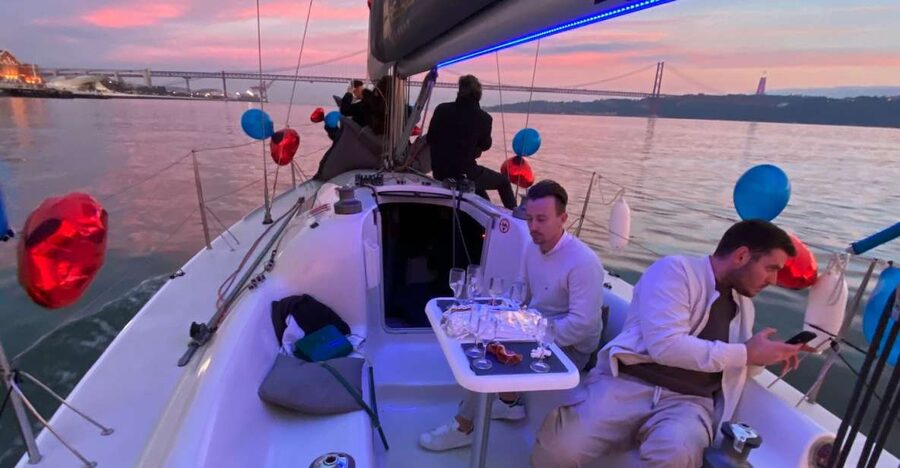 Lisbon: Sailboat Tour w/ Local Guide and Open Bar Green Wine - A calm alternative to Lisbon’s party boats